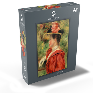 Woman with Glove (Femme au gant) 1893-1895 by Pierre-Auguste Renoir 100 Jigsaw Puzzle box view1