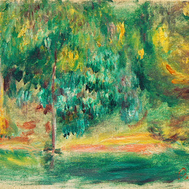 Paysage (1900) by Pierre-Auguste Renoir 1000 Jigsaw Puzzle 3D Modell
