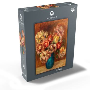 Flowers in a Green Vase (Fleurs dans un vase vert) 1912 by Pierre-Auguste Renoir 500 Jigsaw Puzzle box view1