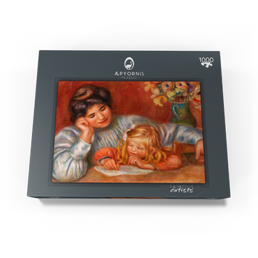 Writing Lesson (La Leçon d'écriture) (1905) by Pierre-Auguste Renoir 1000 Jigsaw Puzzle box view1
