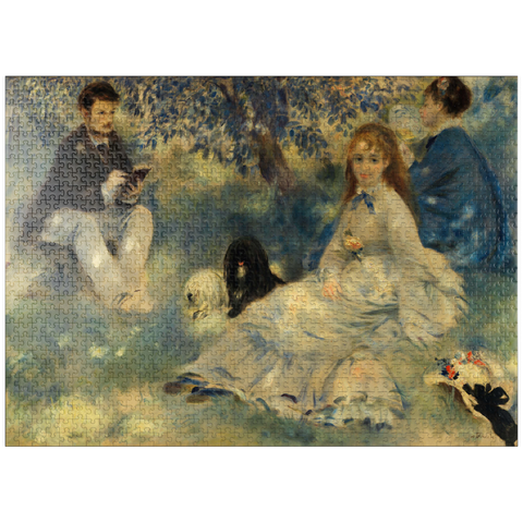 puzzleplate Henriot Family (La Famille Henriot) (1875) by Pierre-Auguste Renoir 1000 Jigsaw Puzzle