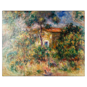 puzzleplate Farmhouse (La Ferme) 1917 by Pierre-Auguste Renoir 100 Jigsaw Puzzle