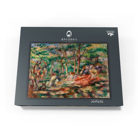 Picnic (Le Déjeuner sur l'herbe) (1893) by Pierre-Auguste Renoir 1000 Jigsaw Puzzle box view1