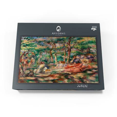 Picnic (Le Déjeuner sur lherbe) 1893 by Pierre-Auguste Renoir 100 Jigsaw Puzzle box view1