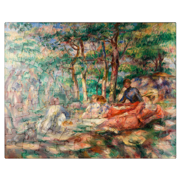 puzzleplate Picnic (Le Déjeuner sur lherbe) 1893 by Pierre-Auguste Renoir 100 Jigsaw Puzzle