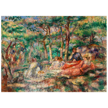 puzzleplate Picnic (Le Déjeuner sur lherbe) 1893 by Pierre-Auguste Renoir 500 Jigsaw Puzzle