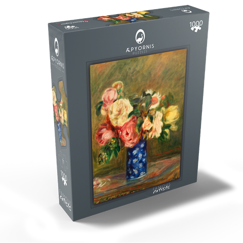 Bouquet of Roses (Le Bouquet de roses) (1882) by Pierre-Auguste Renoir 1000 Jigsaw Puzzle box view1