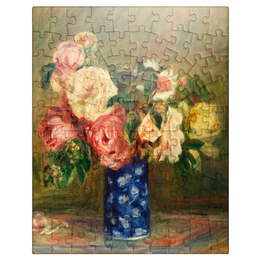 puzzleplate Bouquet of Roses (Le Bouquet de roses) 1882 by Pierre-Auguste Renoir 100 Jigsaw Puzzle