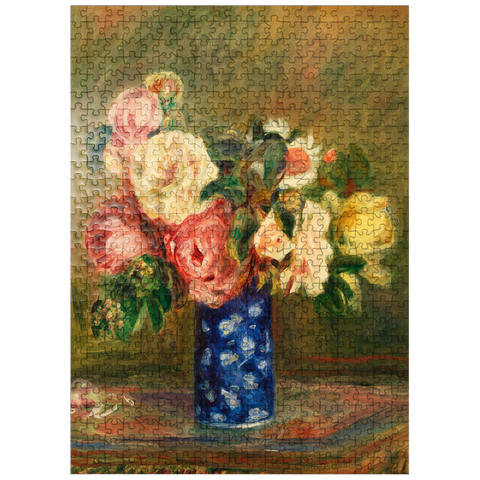 puzzleplate Bouquet of Roses (Le Bouquet de roses) 1882 by Pierre-Auguste Renoir 500 Jigsaw Puzzle