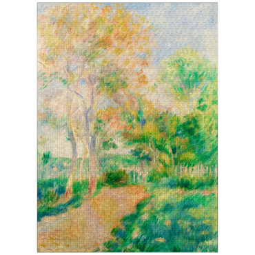 puzzleplate Autumn Landscape (Paysage d'automne) (1884) by Pierre-Auguste Renoir 1000 Jigsaw Puzzle