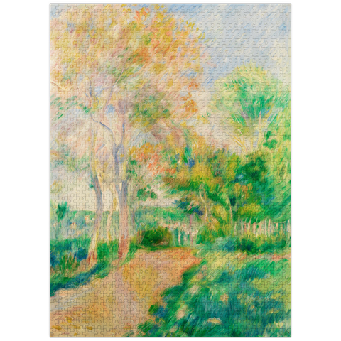 puzzleplate Autumn Landscape (Paysage d'automne) (1884) by Pierre-Auguste Renoir 1000 Jigsaw Puzzle