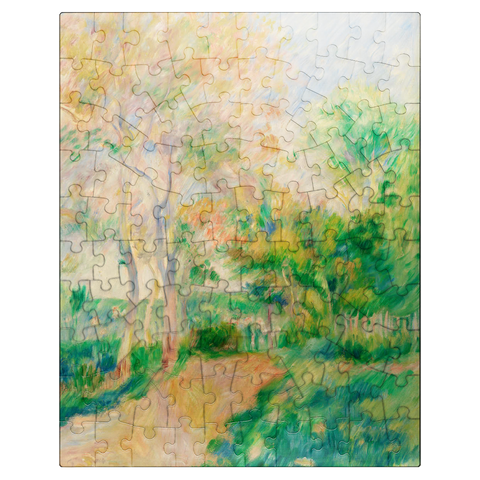 puzzleplate Autumn Landscape (Paysage dautomne) 1884 by Pierre-Auguste Renoir 100 Jigsaw Puzzle