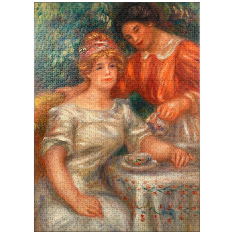puzzleplate Tea Time (1911) by Pierre-Auguste Renoir 1000 Jigsaw Puzzle