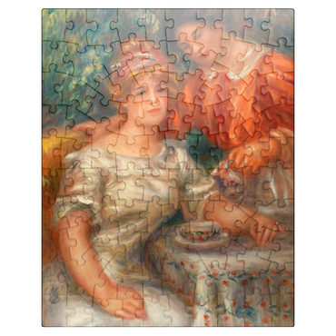 puzzleplate Tea Time 1911 by Pierre-Auguste Renoir 100 Jigsaw Puzzle
