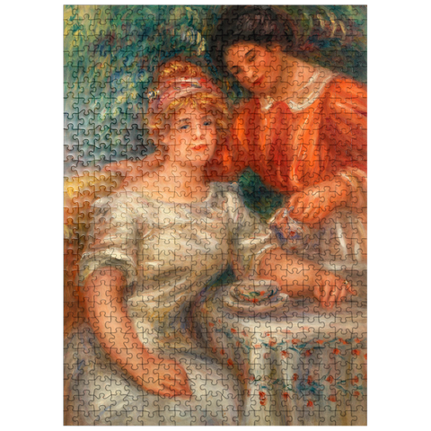 puzzleplate Tea Time 1911 by Pierre-Auguste Renoir 500 Jigsaw Puzzle