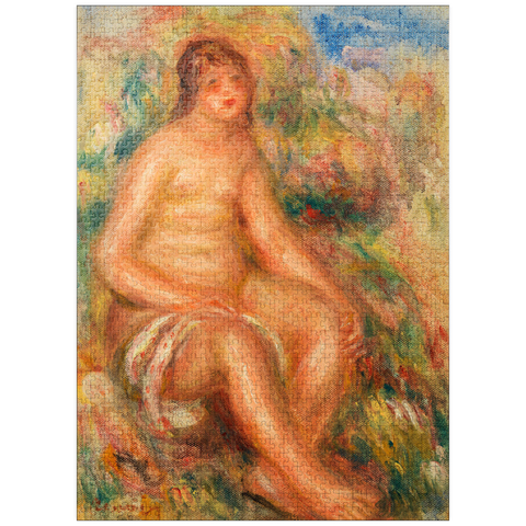 puzzleplate Bather (Baigneuse) (1918) by Pierre-Auguste Renoir 1000 Jigsaw Puzzle
