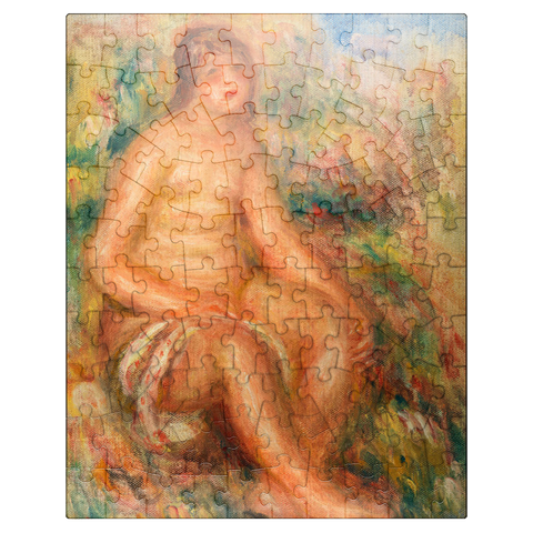 puzzleplate Bather (Baigneuse) 1918 by Pierre-Auguste Renoir 100 Jigsaw Puzzle