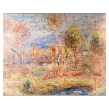 puzzleplate Glade (Clairière) 1909 by Pierre-Auguste Renoir 100 Jigsaw Puzzle