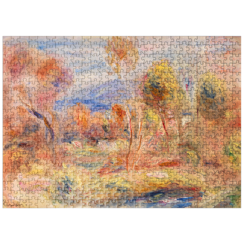 puzzleplate Glade (Clairière) 1909 by Pierre-Auguste Renoir 500 Jigsaw Puzzle