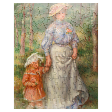 puzzleplate Promenade (La Promenade) 1906 by Pierre-Auguste Renoir 100 Jigsaw Puzzle