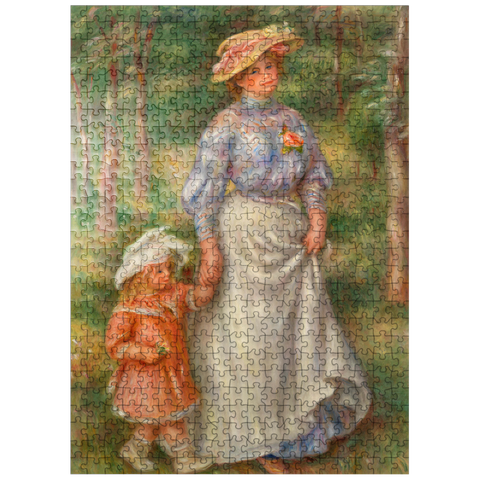 puzzleplate Promenade (La Promenade) 1906 by Pierre-Auguste Renoir 500 Jigsaw Puzzle