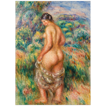 puzzleplate Standing Bather (Baigneuse debout) (1910) by Pierre-Auguste Renoir 1000 Jigsaw Puzzle