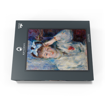 Portrait of Mademoiselle Marie Murer (Portrait de Mademoiselle Marie Murer) (1877) by Pierre-Auguste Renoir 1000 Jigsaw Puzzle box view1