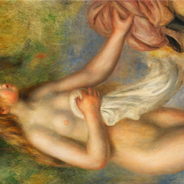 Bather (Baigneuse) (1895) by Pierre-Auguste Renoir 1000 Jigsaw Puzzle 3D Modell