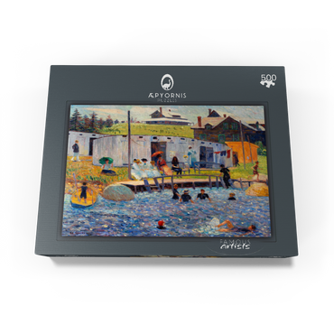 The Bathing Hour Chester Nova Scotia 1910 by William James Glackens 500 Jigsaw Puzzle box view1