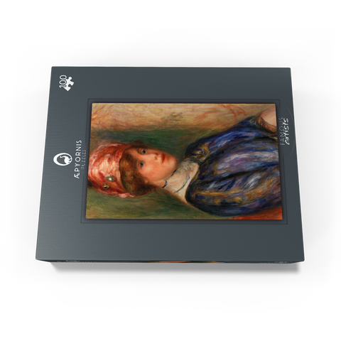 Young Woman in Blue Bust (Jeune femme en corsage bleu buste) 1911 by Pierre-Auguste Renoir 100 Jigsaw Puzzle box view1
