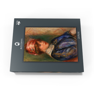 Young Woman in Blue Bust (Jeune femme en corsage bleu buste) 1911 by Pierre-Auguste Renoir 500 Jigsaw Puzzle box view1