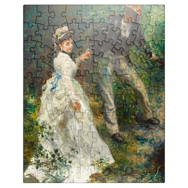 puzzleplate La Promenade 1870 by Pierre-Auguste Renoir 100 Jigsaw Puzzle