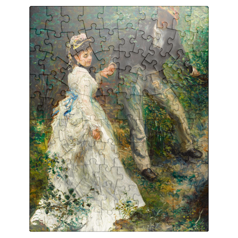 puzzleplate La Promenade 1870 by Pierre-Auguste Renoir 100 Jigsaw Puzzle