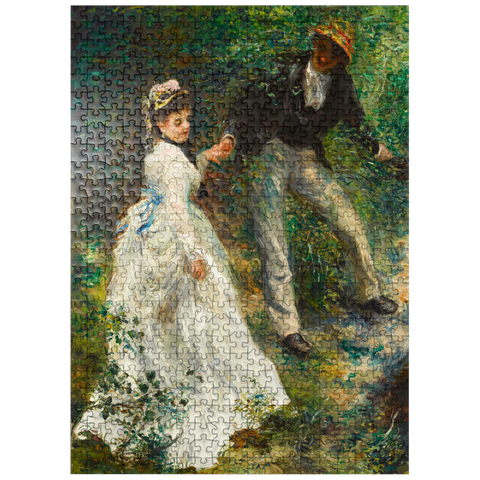puzzleplate La Promenade 1870 by Pierre-Auguste Renoir 500 Jigsaw Puzzle