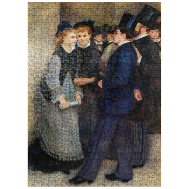 puzzleplate Leaving the Conservatory (La Sortie du conservatoire) 1876-1877 by Pierre-Auguste Renoir 500 Jigsaw Puzzle