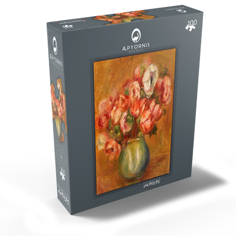 Anemones (Anémones) 1907 by Pierre-Auguste Renoir 100 Jigsaw Puzzle box view1