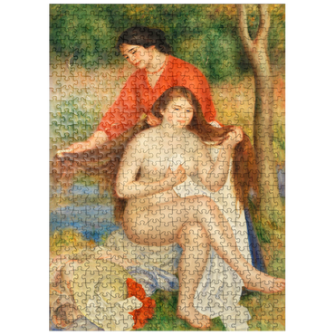 puzzleplate Bather and Maid (La Toilette de la baigneuse) 1900-1901 by Pierre-Auguste Renoir 500 Jigsaw Puzzle
