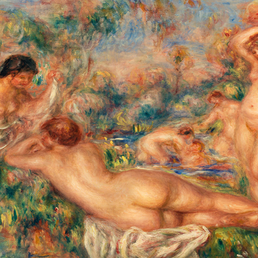 Bathers (Baigneuses) (1918) by Pierre-Auguste Renoir 1000 Jigsaw Puzzle 3D Modell