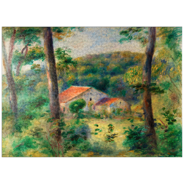 puzzleplate Environs of Briey (Environs de Briey) (1899) by Pierre-Auguste Renoir 1000 Jigsaw Puzzle