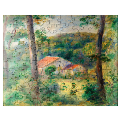 puzzleplate Environs of Briey (Environs de Briey) 1899 by Pierre-Auguste Renoir 100 Jigsaw Puzzle