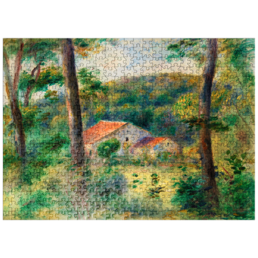 puzzleplate Environs of Briey (Environs de Briey) 1899 by Pierre-Auguste Renoir 500 Jigsaw Puzzle