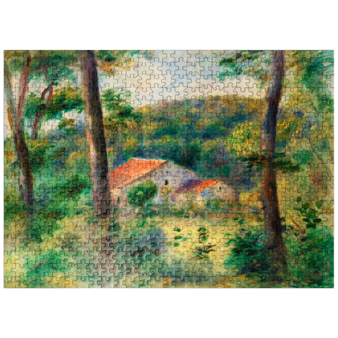 puzzleplate Environs of Briey (Environs de Briey) 1899 by Pierre-Auguste Renoir 500 Jigsaw Puzzle