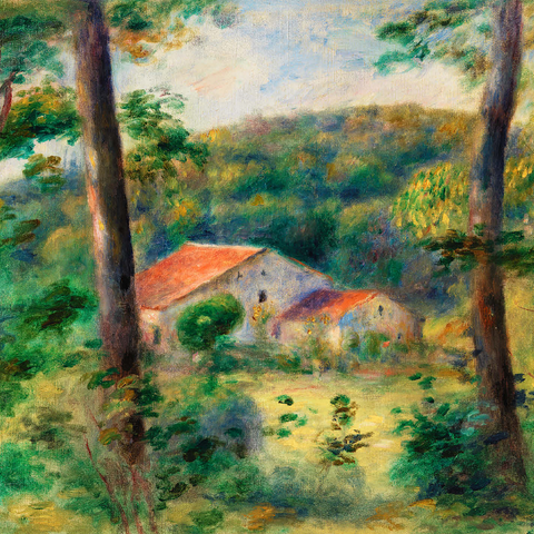 Environs of Briey (Environs de Briey) 1899 by Pierre-Auguste Renoir 500 Jigsaw Puzzle 3D Modell