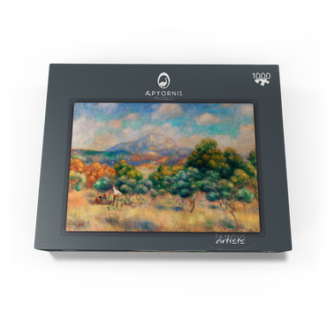 Mount of Sainte-Victoire (1888-1889) by Pierre-Auguste Renoir 1000 Jigsaw Puzzle box view1