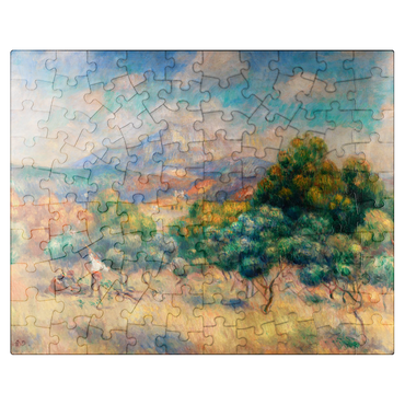puzzleplate Mount of Sainte-Victoire 1888-1889 by Pierre-Auguste Renoir 100 Jigsaw Puzzle