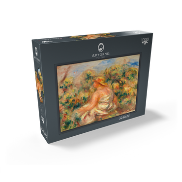 Woman with Hat in a Landscape (Femme avec chapeau dans un paysage) (1918) by Pierre-Auguste Renoir 1000 Jigsaw Puzzle box view1