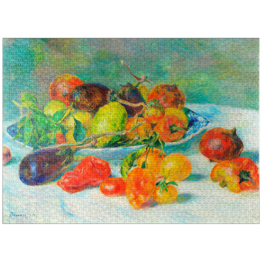 puzzleplate Fruits of the Midi (1881) by Pierre-Auguste Renoir 1000 Jigsaw Puzzle