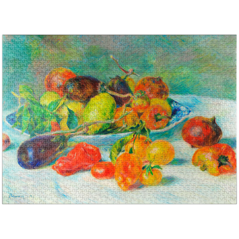 puzzleplate Fruits of the Midi (1881) by Pierre-Auguste Renoir 1000 Jigsaw Puzzle