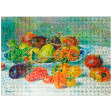puzzleplate Fruits of the Midi 1881 by Pierre-Auguste Renoir 500 Jigsaw Puzzle