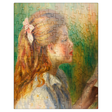puzzleplate Reading (La Lecture) 1892 by Pierre-Auguste Renoir 100 Jigsaw Puzzle